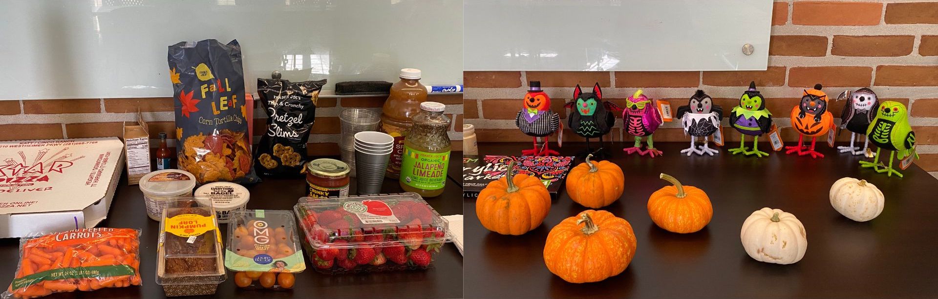 snacks nad pumpkins